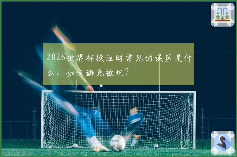 2026世界杯投注时常见的误区是什么，如何避免被坑？